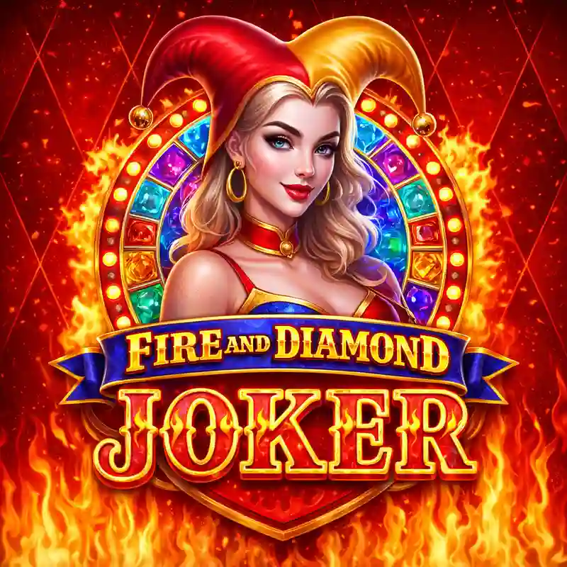 Fire & Diamond Joker slot game interface